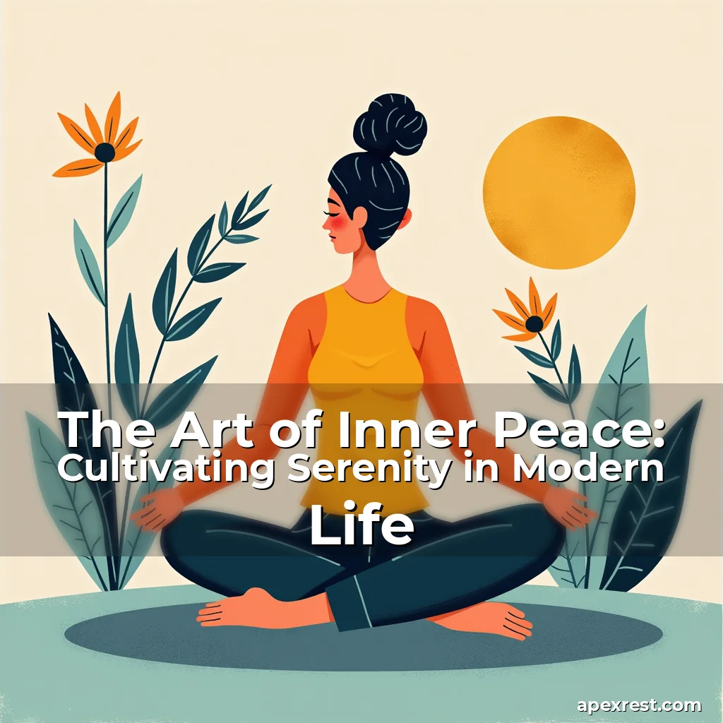 Artistic representation for The Art of Inner Peace: Cultivating Serenity in Modern Life