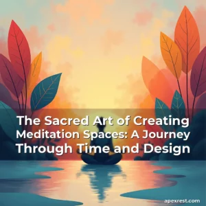 Artistic representation for The Sacred Art of Creating Meditation Spaces: A Journey Through Time and Design