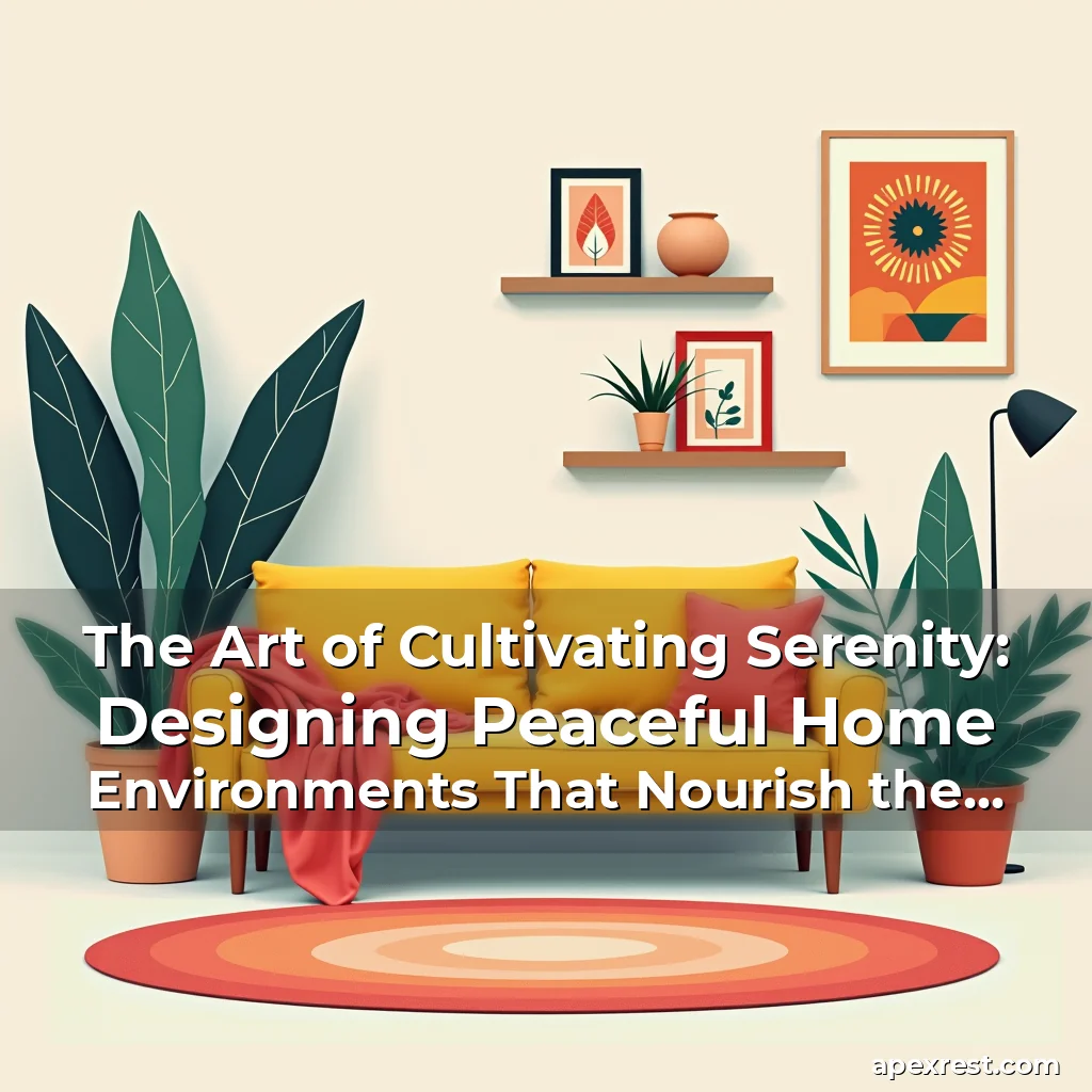 Artistic representation for The Art of Cultivating Serenity: Designing Peaceful Home Environments That Nourish the Soul