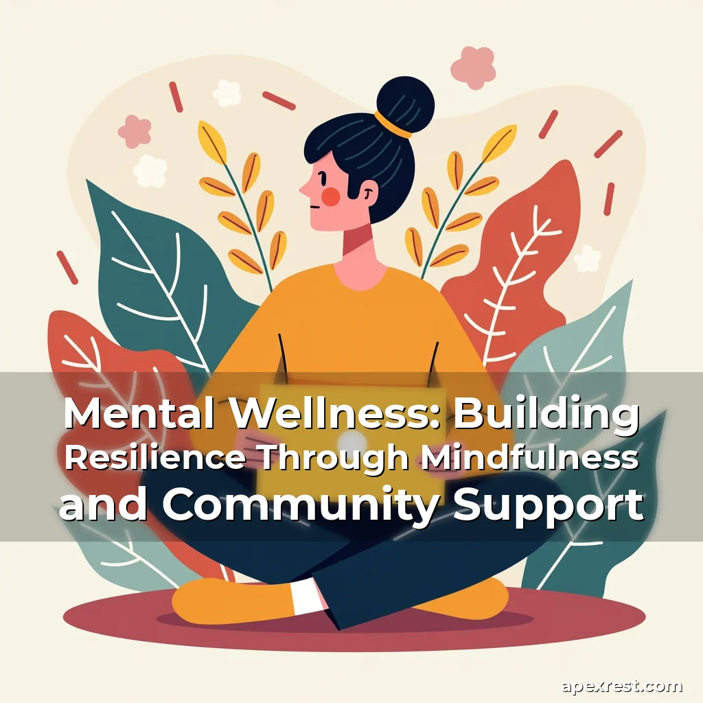 Artistic representation for Mental Wellness: Building Resilience Through Mindfulness and Community Support