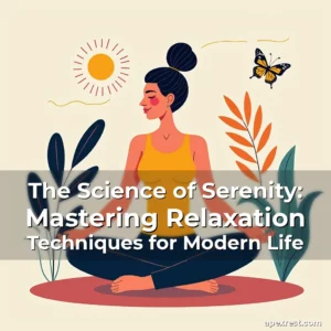 Artistic representation for The Science of Serenity: Mastering Relaxation Techniques for Modern Life