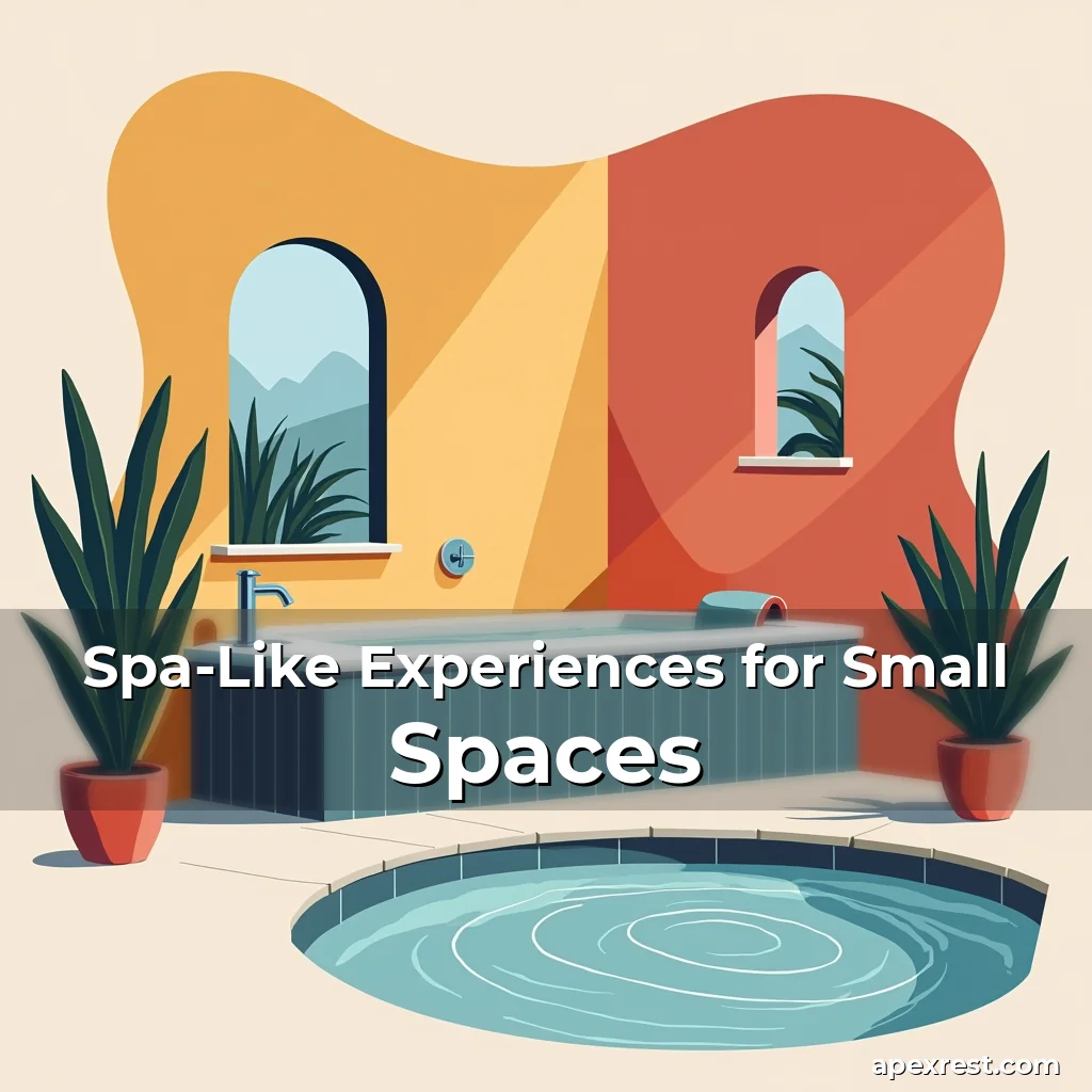 Artistic representation for Spa-Like Experiences for Small Spaces