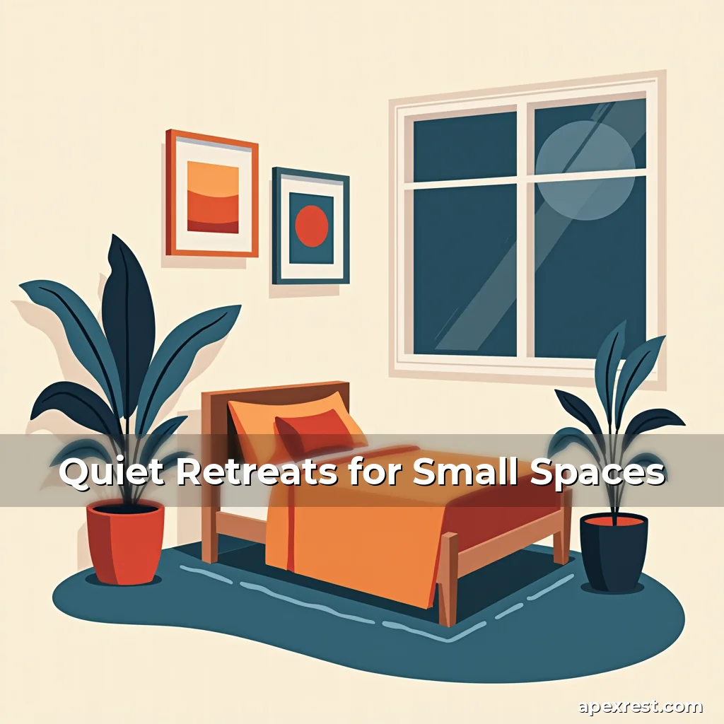 Artistic representation for Quiet Retreats for Small Spaces