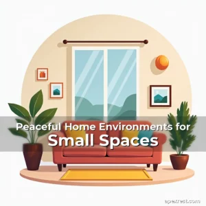 Artistic representation for Peaceful Home Environments for Small Spaces