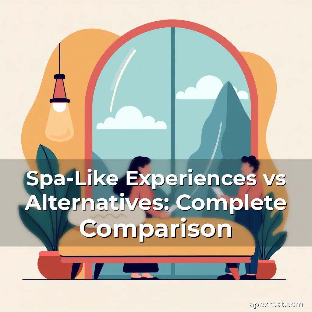 Artistic representation for Spa-Like Experiences vs Alternatives: Complete Comparison