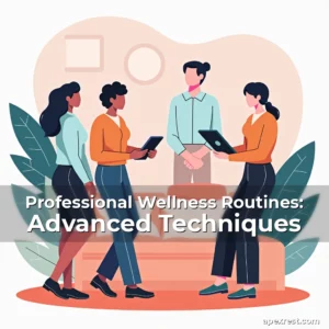 Artistic representation for Professional Wellness Routines: Advanced Techniques