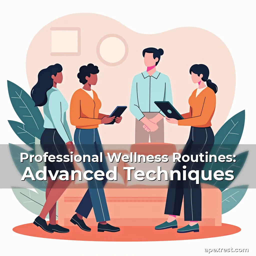 Artistic representation for Professional Wellness Routines: Advanced Techniques