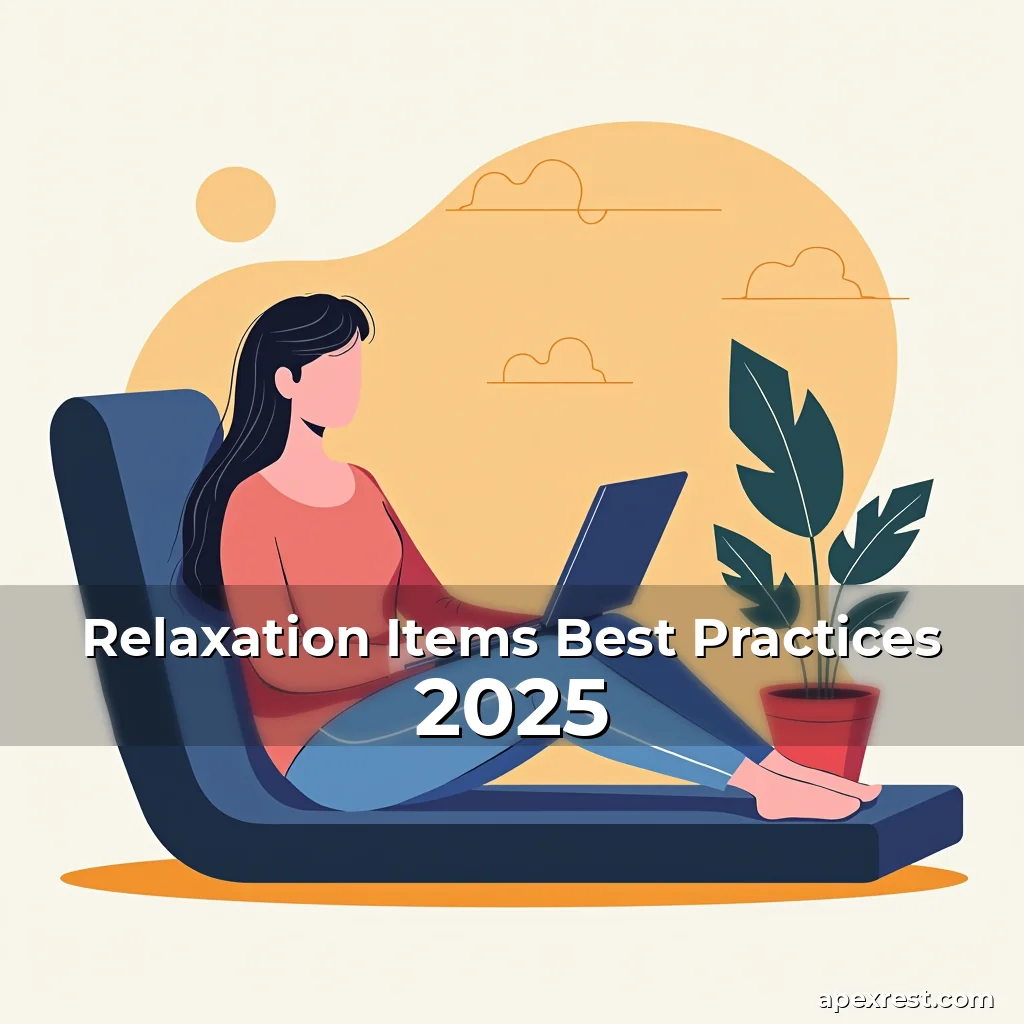 Artistic representation for Relaxation Items Best Practices 2025