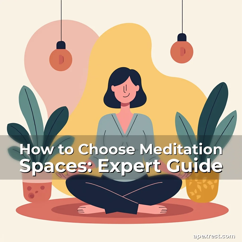 Artistic representation for How to Choose Meditation Spaces: Expert Guide