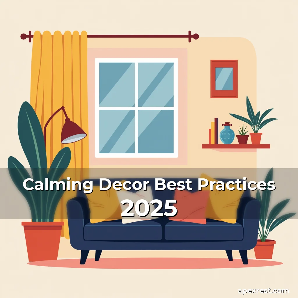 Artistic representation for Calming Decor Best Practices 2025