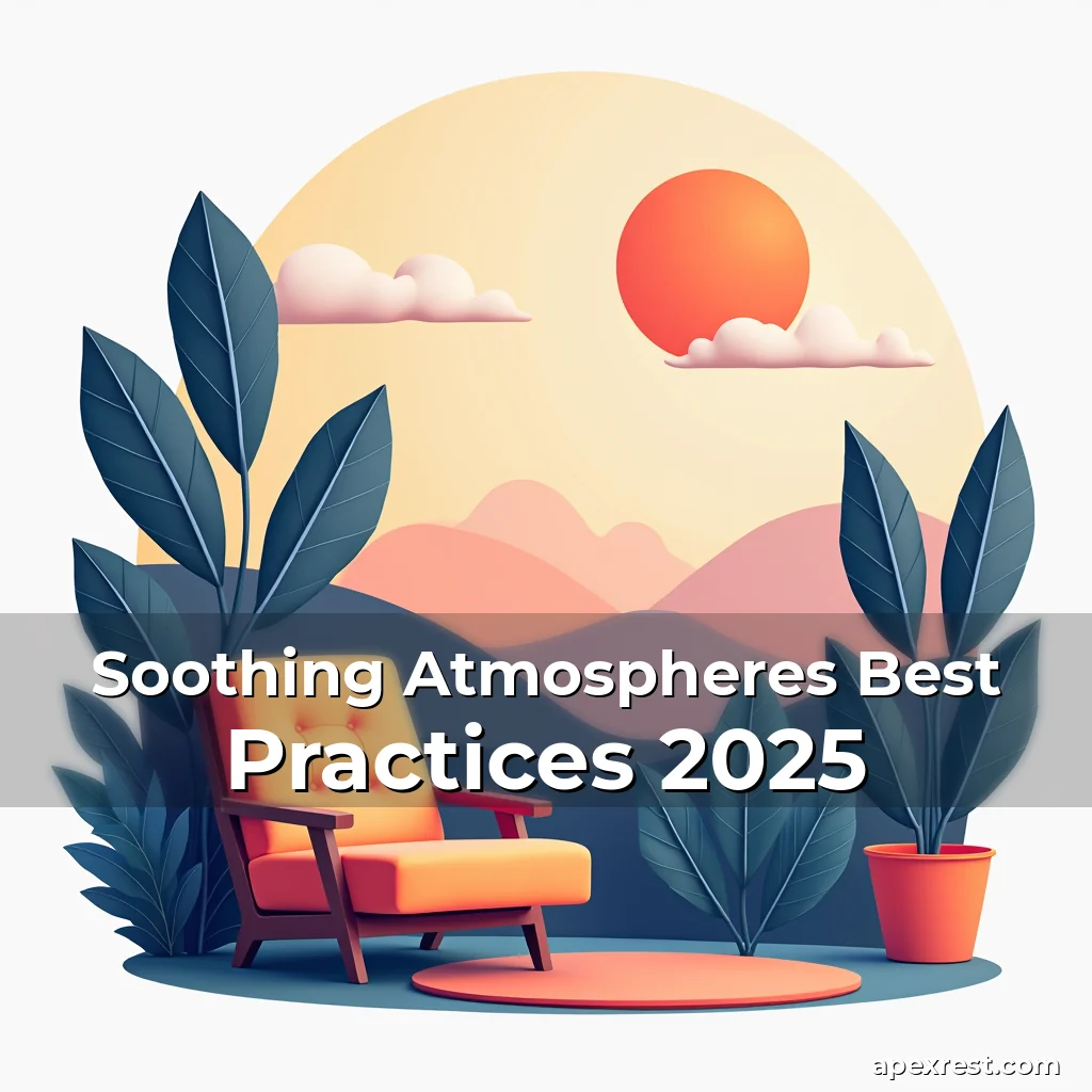 Artistic representation for Soothing Atmospheres Best Practices 2025