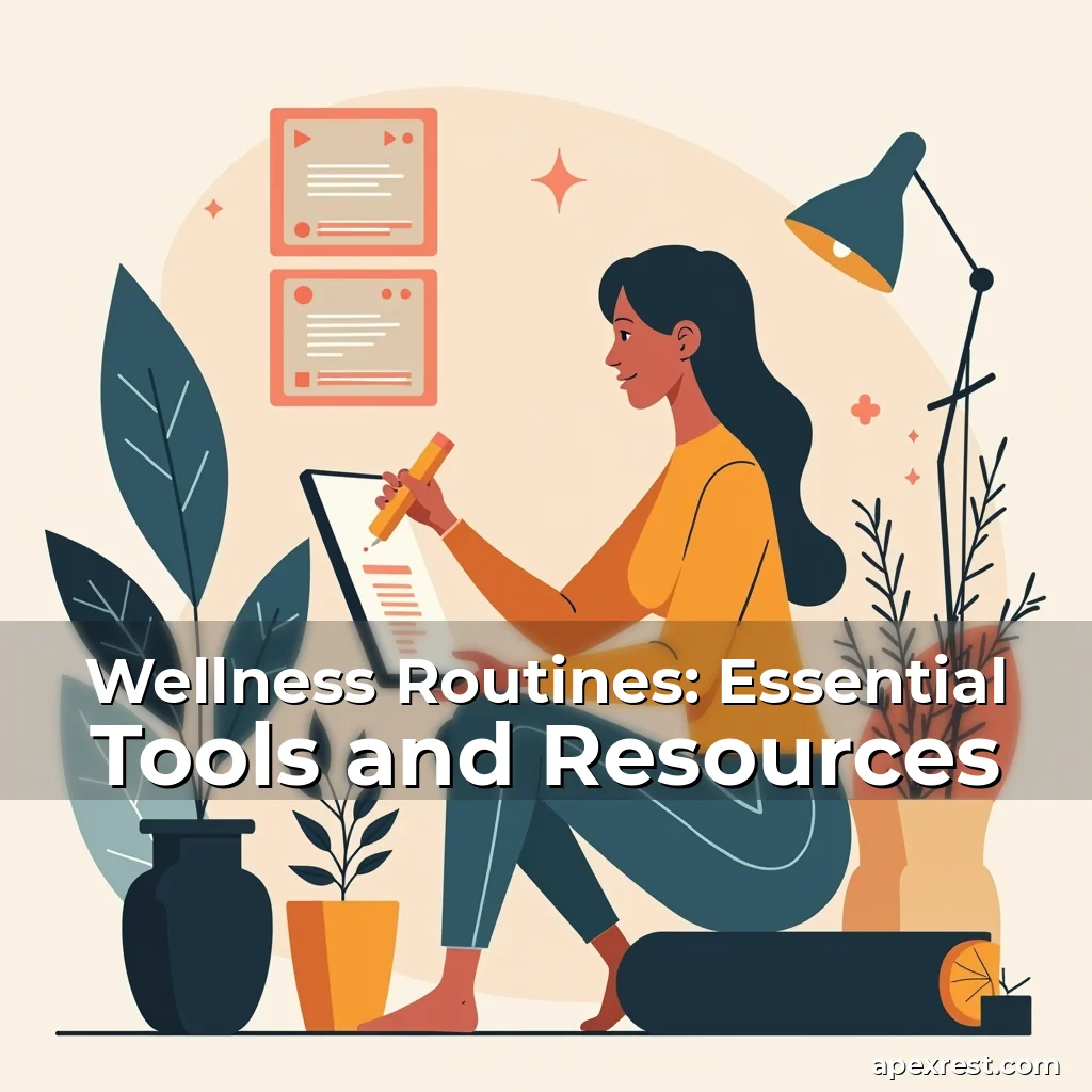 Artistic representation for Wellness Routines: Essential Tools and Resources