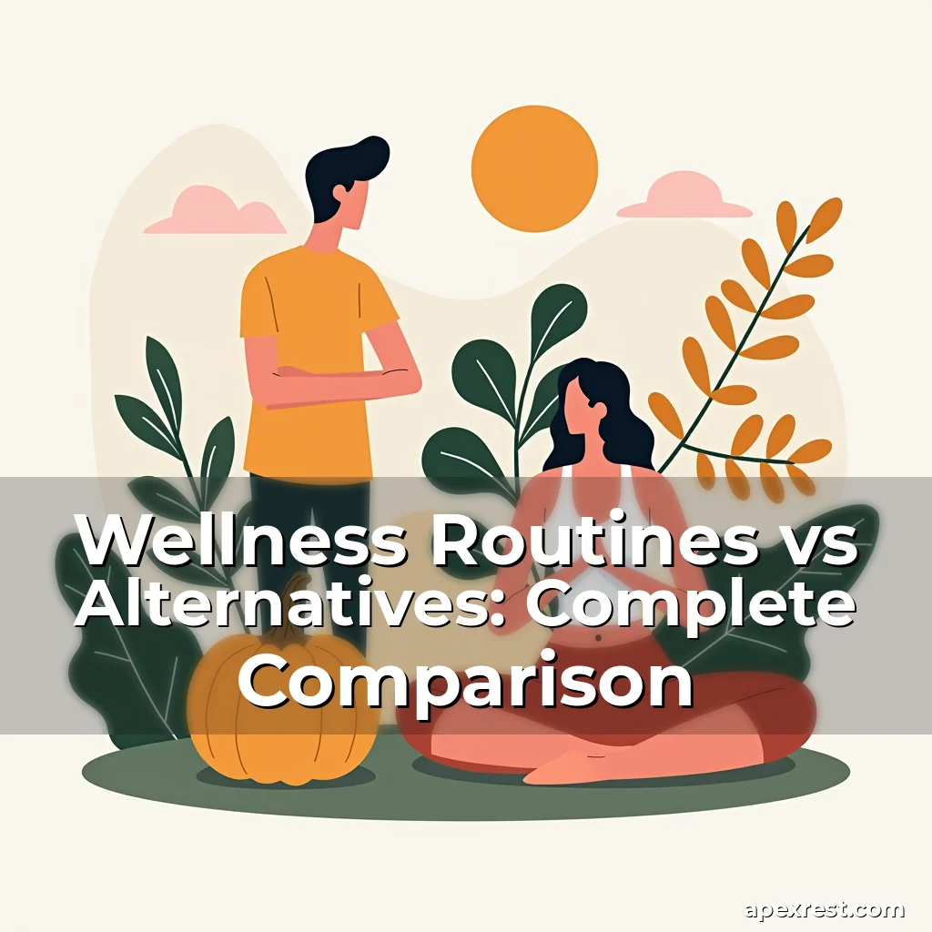 Artistic representation for Wellness Routines vs Alternatives: Complete Comparison