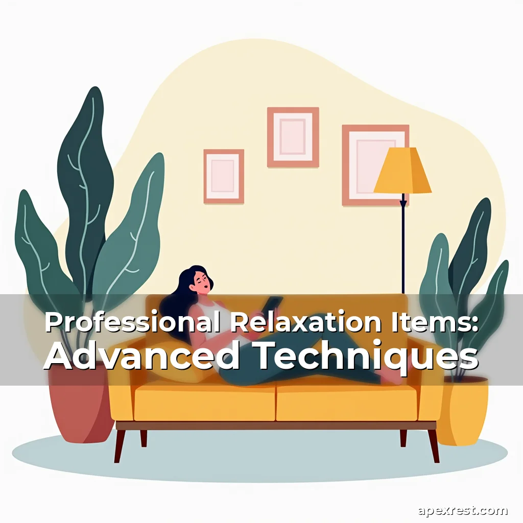 Artistic representation for Professional Relaxation Items: Advanced Techniques