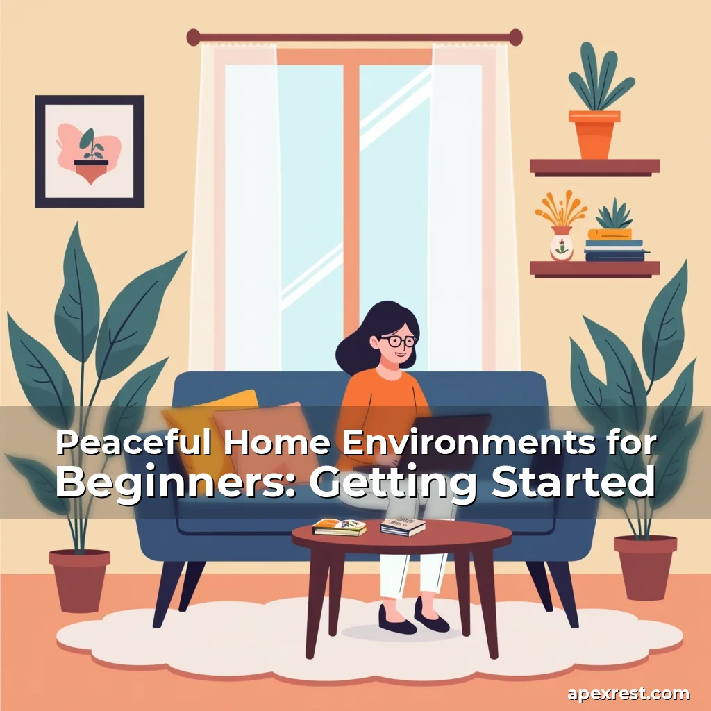 Artistic representation for Peaceful Home Environments for Beginners: Getting Started