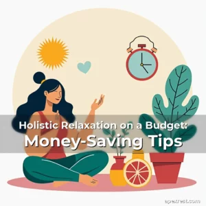 Artistic representation for Holistic Relaxation on a Budget: Money-Saving Tips