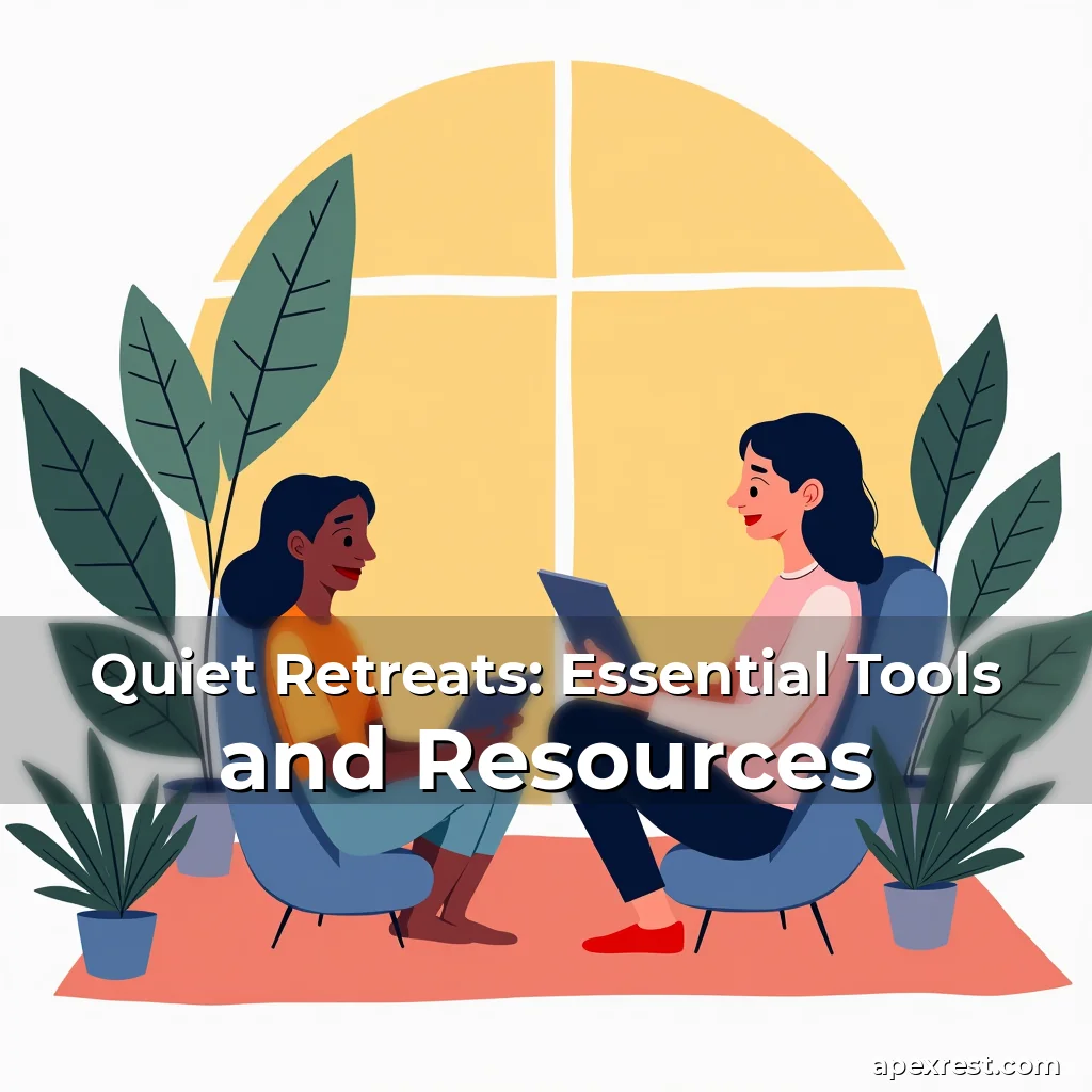 Artistic representation for Quiet Retreats: Essential Tools and Resources