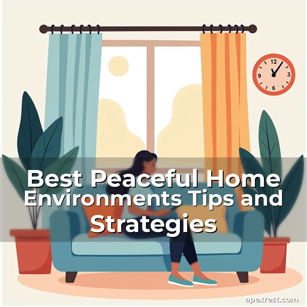Artistic representation for Best Peaceful Home Environments Tips and Strategies