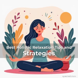 Artistic representation for Best Holistic Relaxation Tips and Strategies