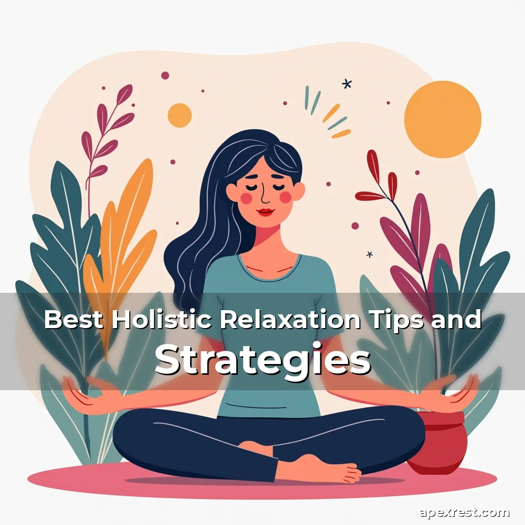 Artistic representation for Best Holistic Relaxation Tips and Strategies