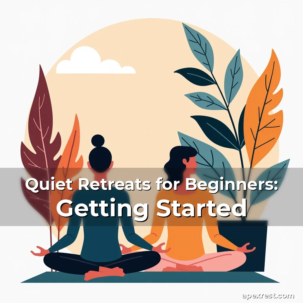 Artistic representation for Quiet Retreats for Beginners: Getting Started