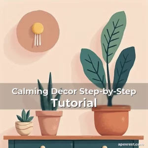 Artistic representation for Calming Decor Step-by-Step Tutorial