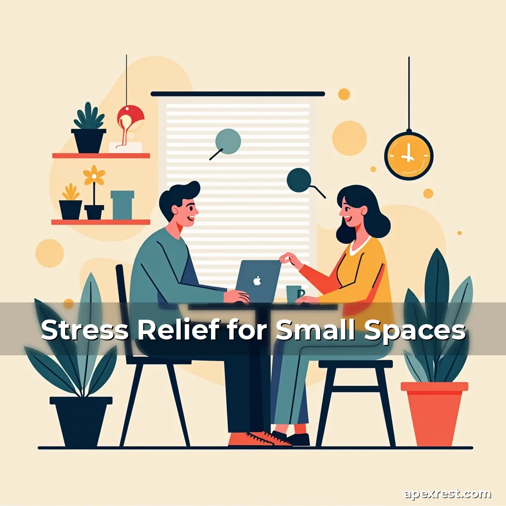 Artistic representation for Stress Relief for Small Spaces
