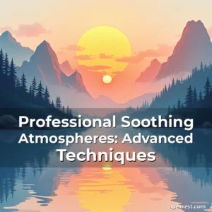 Artistic representation for Professional Soothing Atmospheres: Advanced Techniques