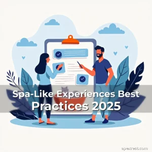 Artistic representation for Spa-Like Experiences Best Practices 2025