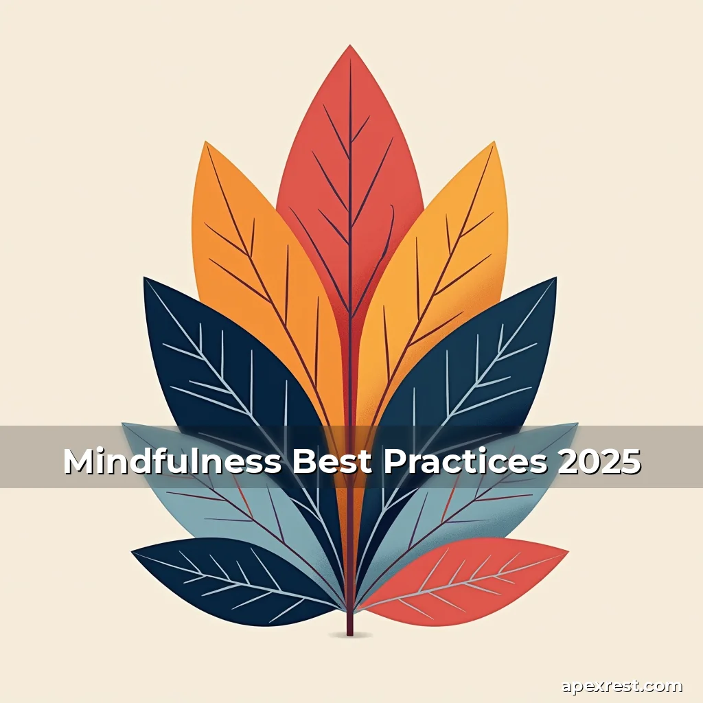 Artistic representation for Mindfulness Best Practices 2025