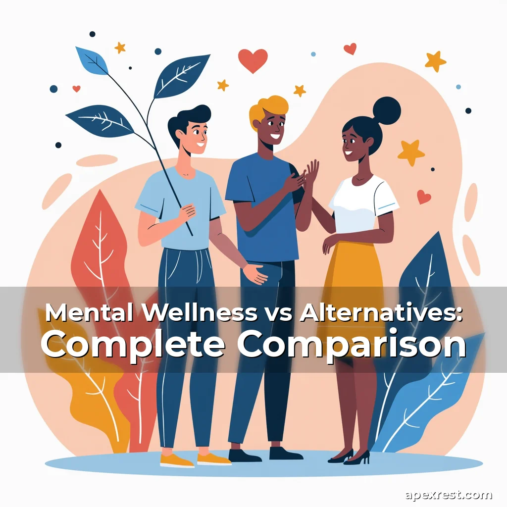 Artistic representation for Mental Wellness vs Alternatives: Complete Comparison