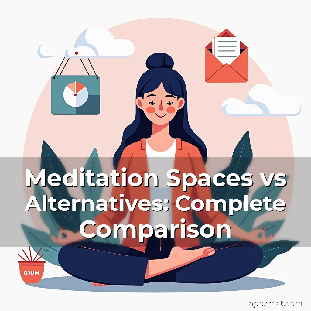 Artistic representation for Meditation Spaces vs Alternatives: Complete Comparison