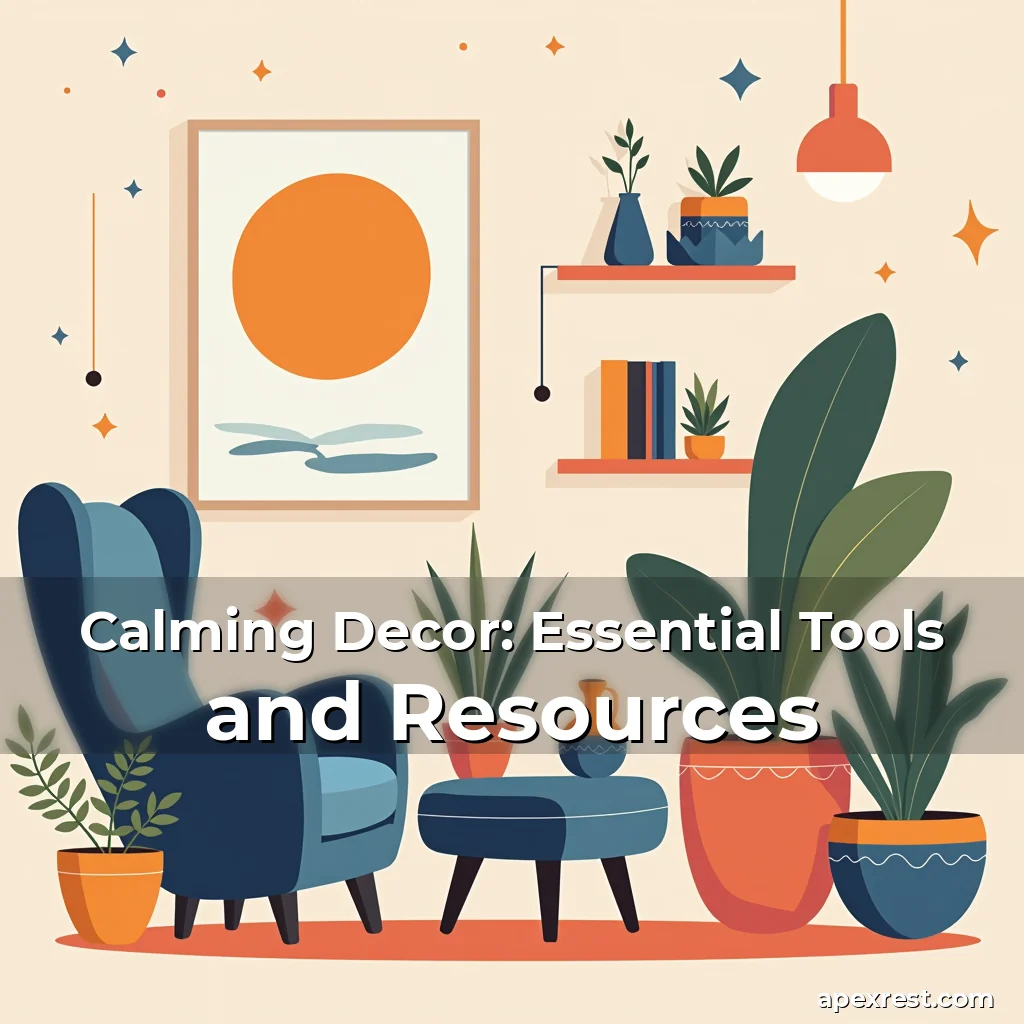Artistic representation for Calming Decor: Essential Tools and Resources