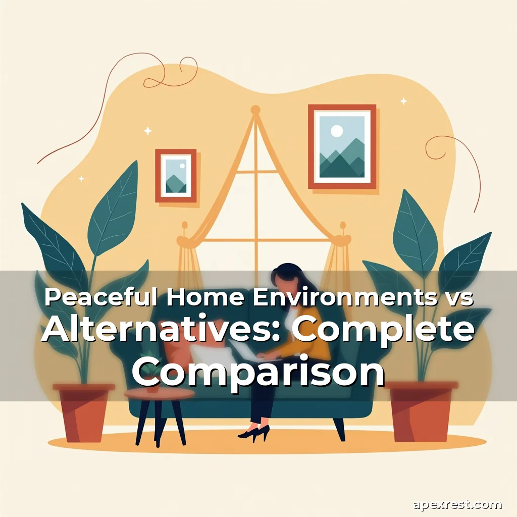 Artistic representation for Peaceful Home Environments vs Alternatives: Complete Comparison