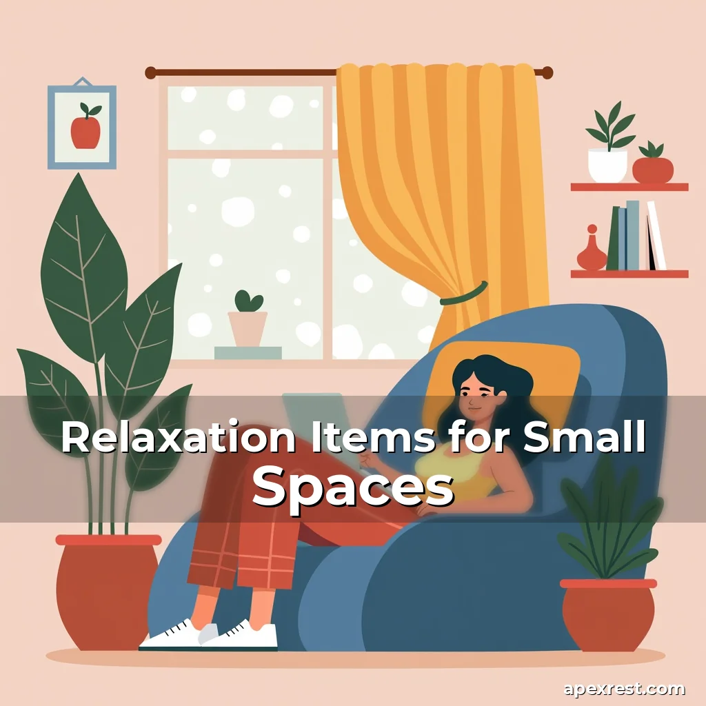 Artistic representation for Relaxation Items for Small Spaces