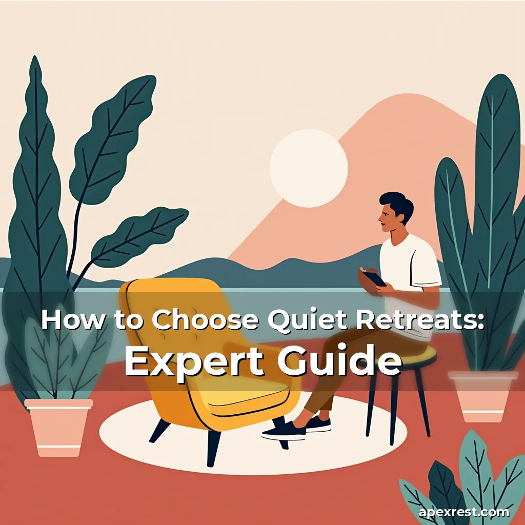Artistic representation for How to Choose Quiet Retreats: Expert Guide