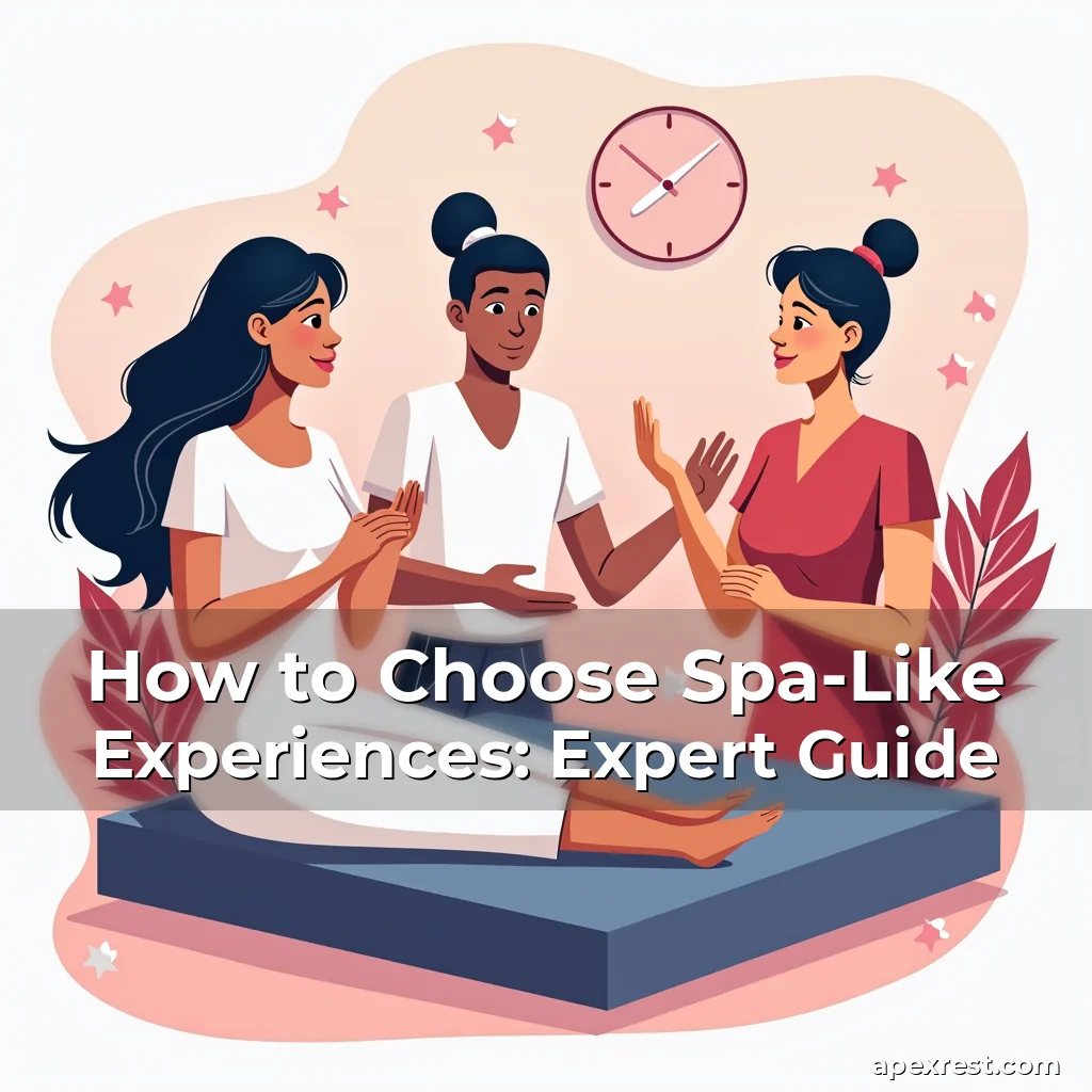 Artistic representation for How to Choose Spa-Like Experiences: Expert Guide