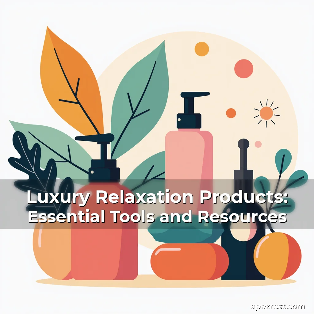 Artistic representation for Luxury Relaxation Products: Essential Tools and Resources