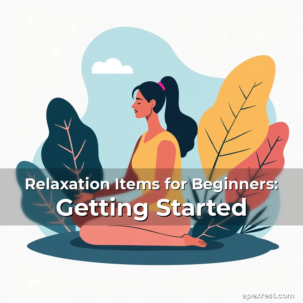 Artistic representation for Relaxation Items for Beginners: Getting Started