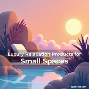 Artistic representation for Luxury Relaxation Products for Small Spaces